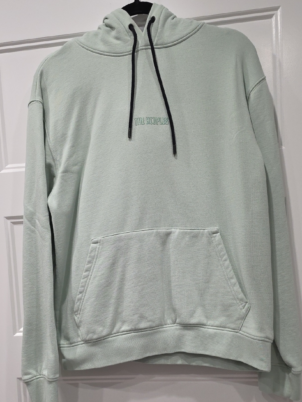 The Kooples Mint Green Hoodie with Black Drawcords